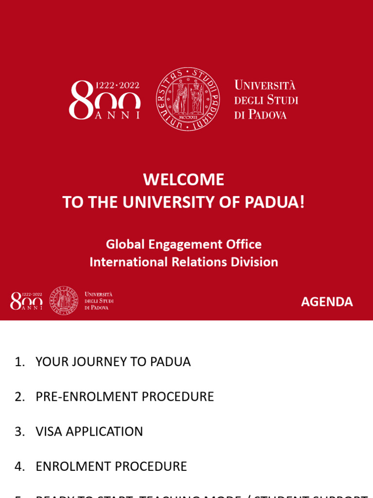 1652785771839-Slide Webinar Admitted Universitaly FINAL | PDF | Travel ...