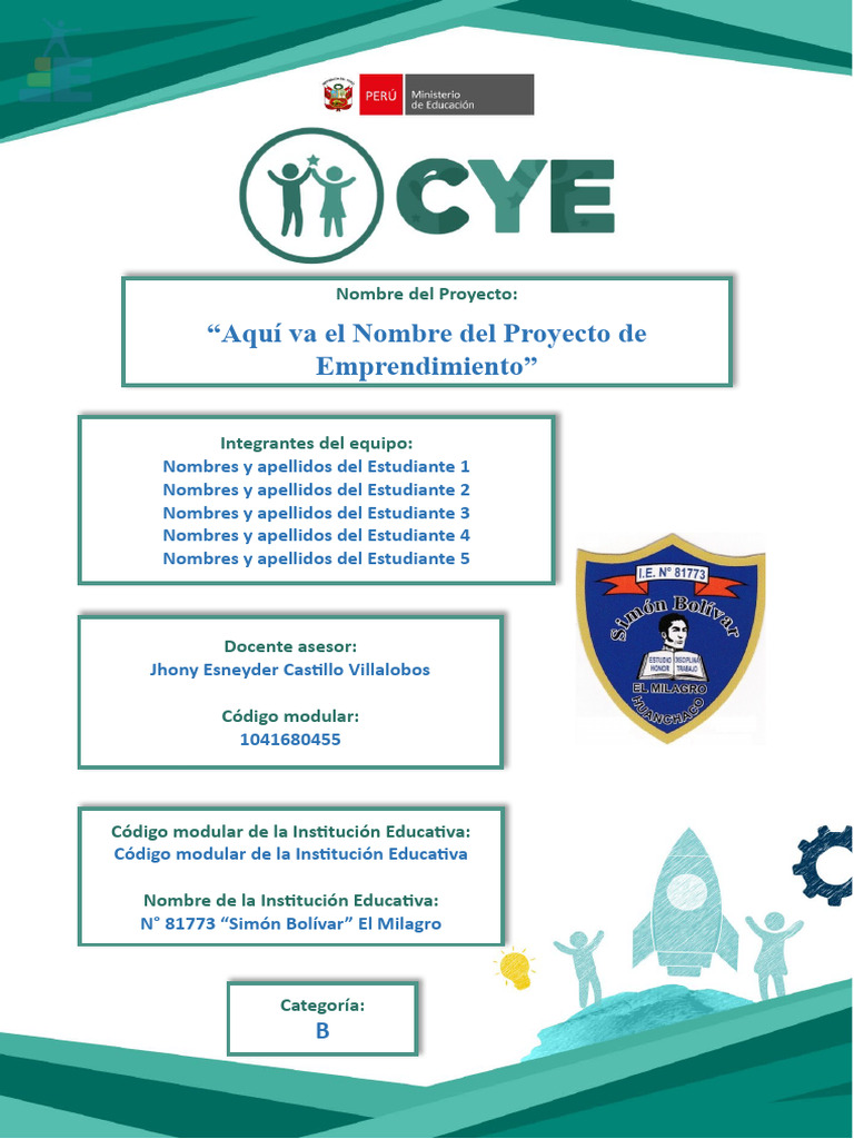 INFORME DE CREA Y EMPRENDE (CAT. B 2024) (1) | PDF | Procesos de ...