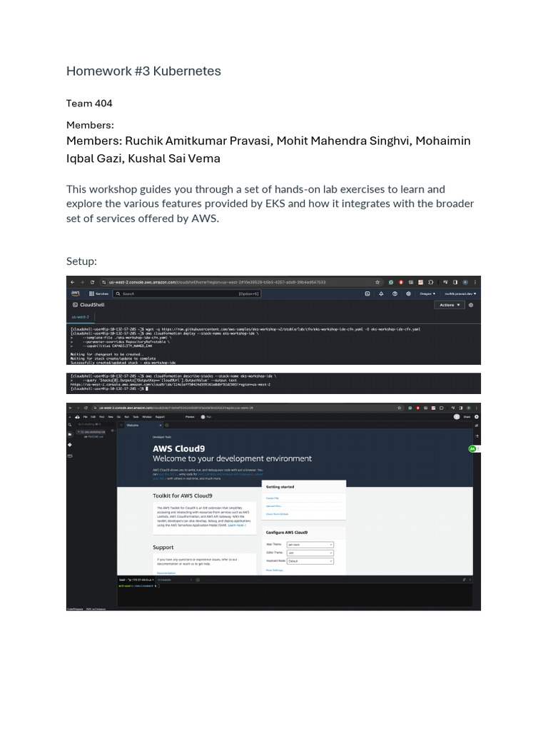 CMPE282 Homework#3 Kubernetes | PDF | Distributed Computing ...