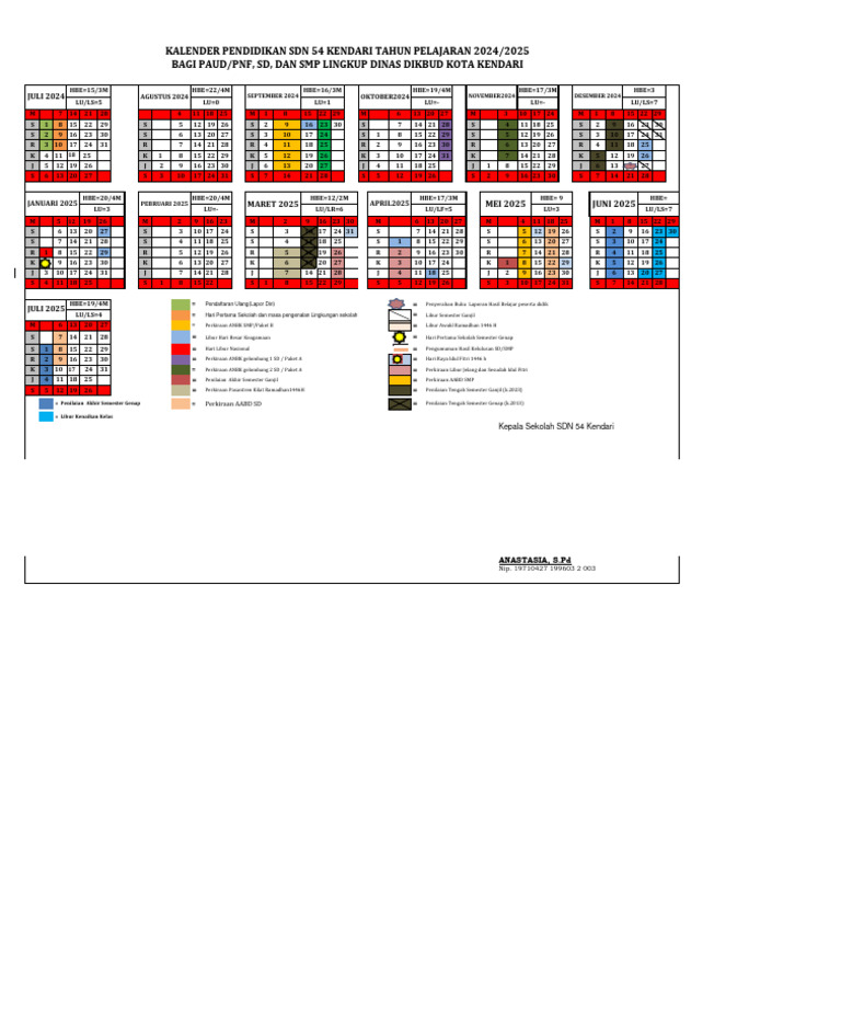 Kalender Pendidikan 2024 2025 Fix Pdf