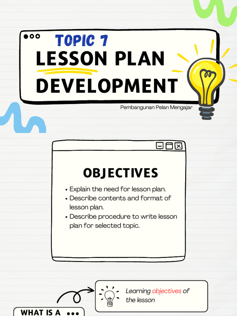 Topic 7 - Session Plan Development | PDF | Lesson Plan | Human ...