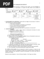 2 PRINCIPAIS FASES DO TRABALHO ESTATÍSTICO