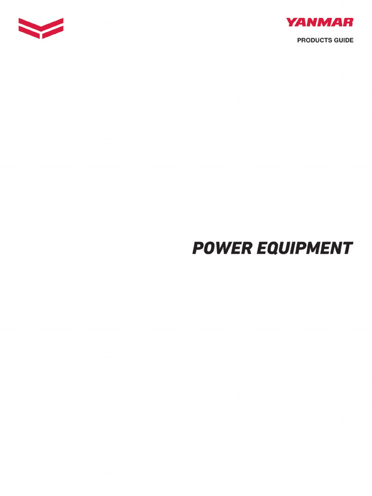 Yanmar Power Equipment | PDF