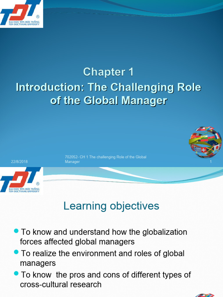 Global Manager's Role in Globalization | PDF | Cross Cultural ...