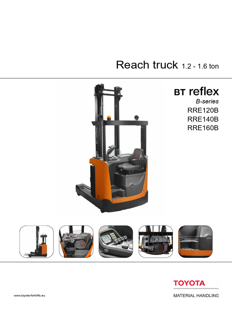 Toyota Reach Trucks: RRE Series Specs | PDF | Axle | Truck