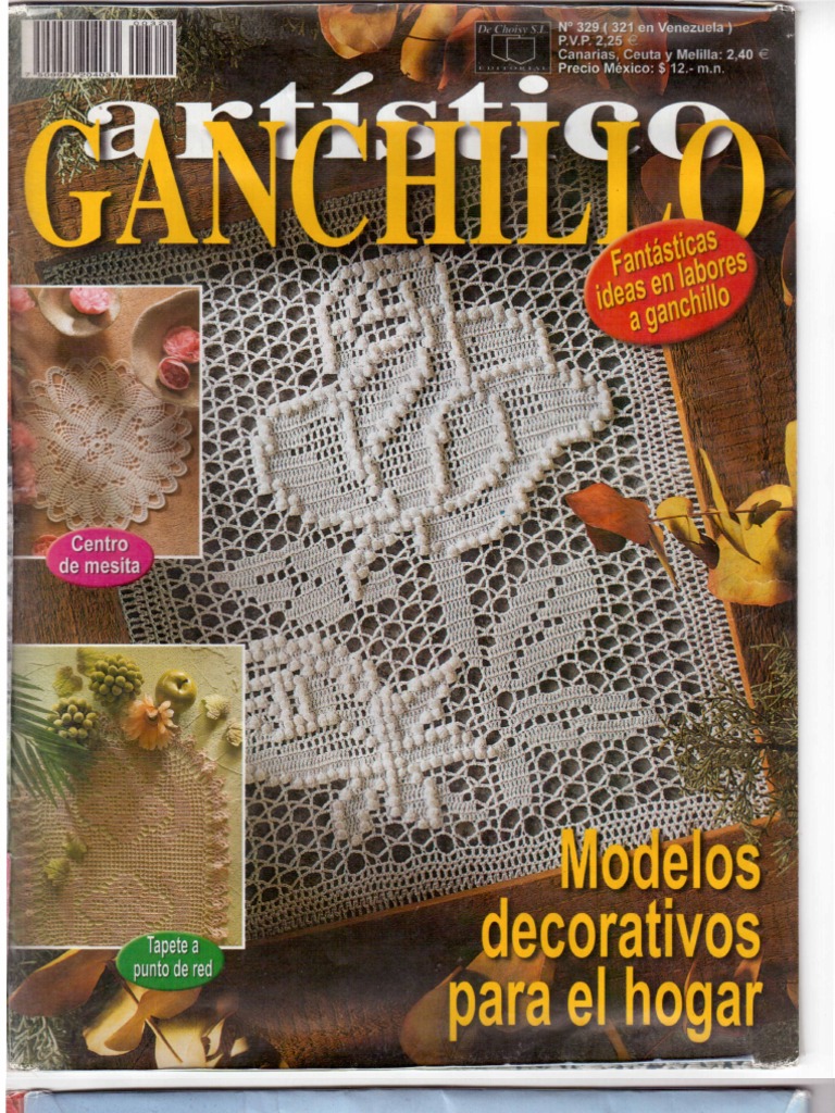 Ganchillo Artistico No. 329, PDF, Tejer