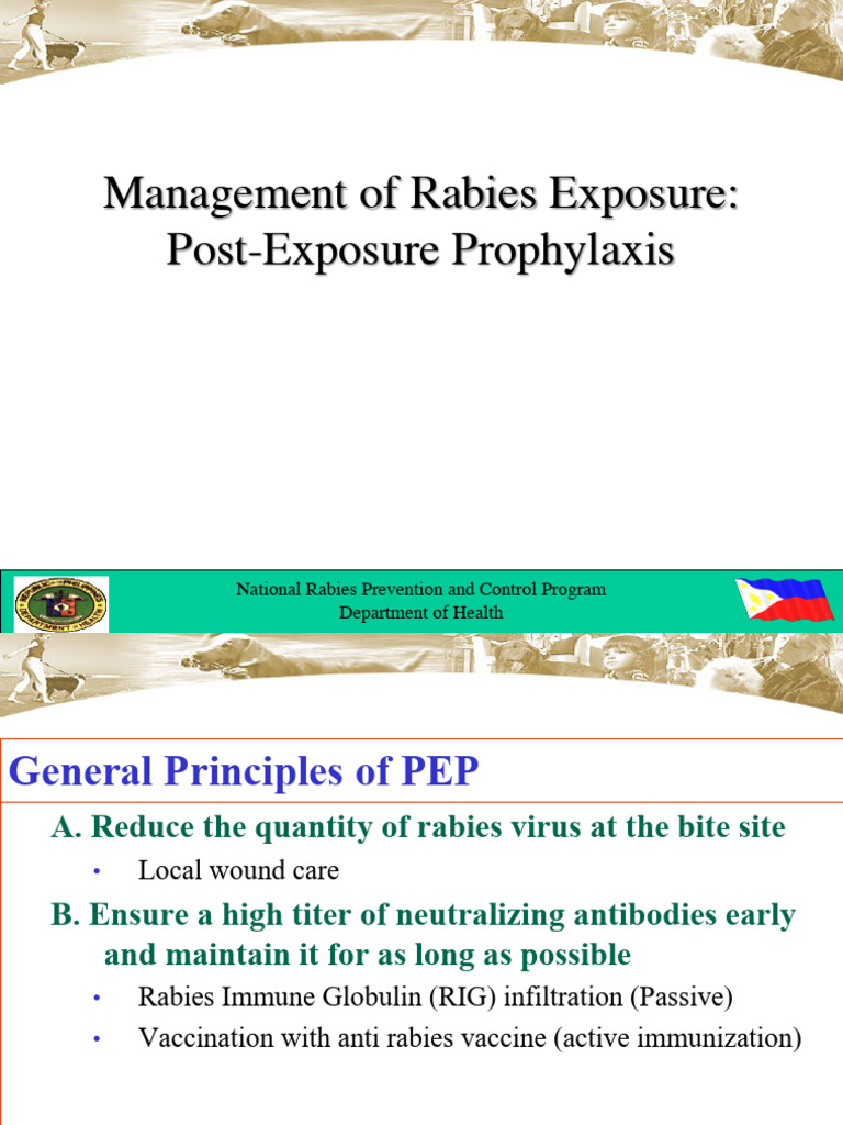 DOHXI 2022RabiesManagement | PDF | Rabies | Vaccines