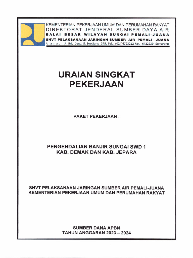 Uraian Singkat SWD 1 | PDF