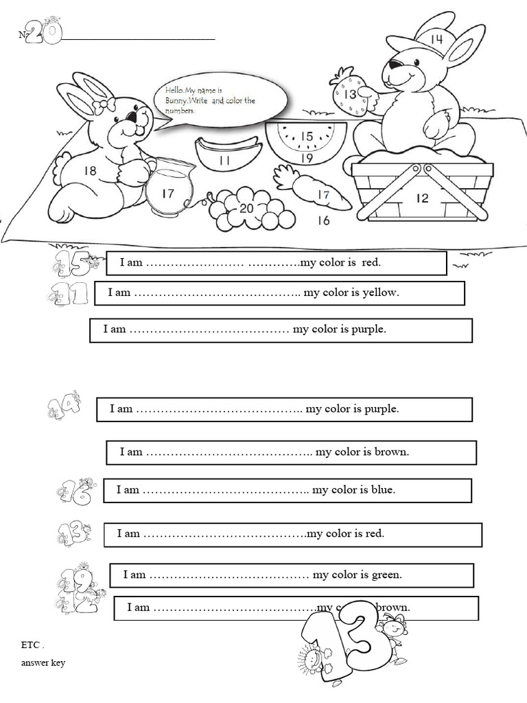 Color Identification Worksheet | PDF