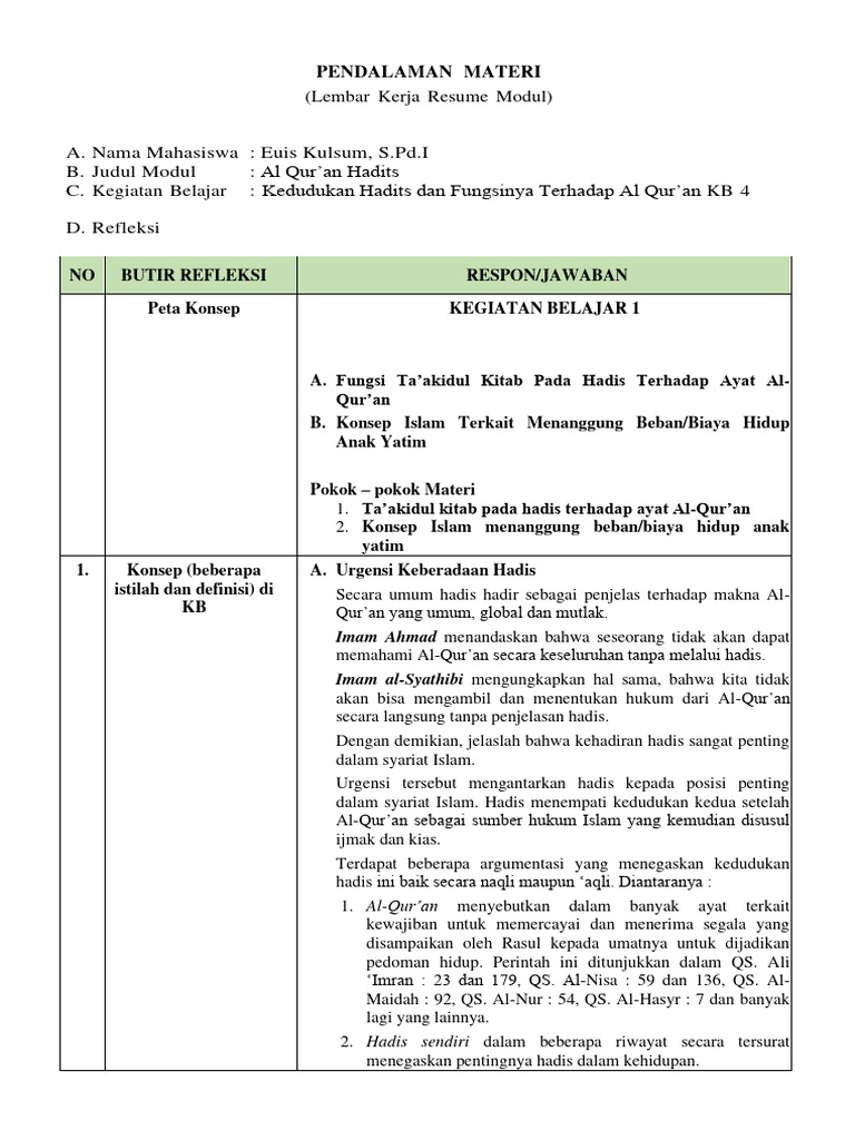 Resume Modul 2 KB4 Bu Euis Kulsum | PDF | Filsafat | Kajian Bahasa Asing