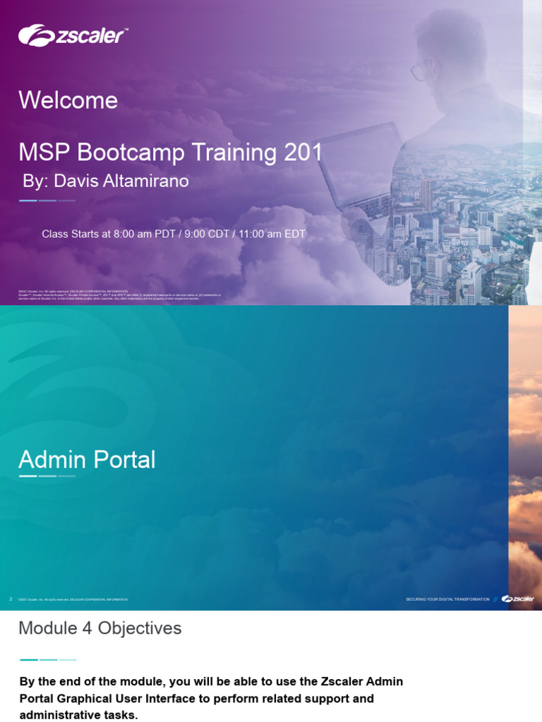 Day 4 - MSP Bootcamp Training 201 | PDF | Proxy Server | Firewall ...