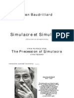 Jean Baudrillard A Szimulákrum Elsőbbsége