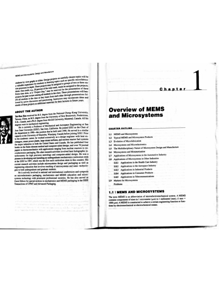 Mems Module 1 | PDF
