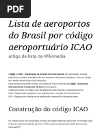 Códigos IATA dos Aeroportos Brasileiros | PDF