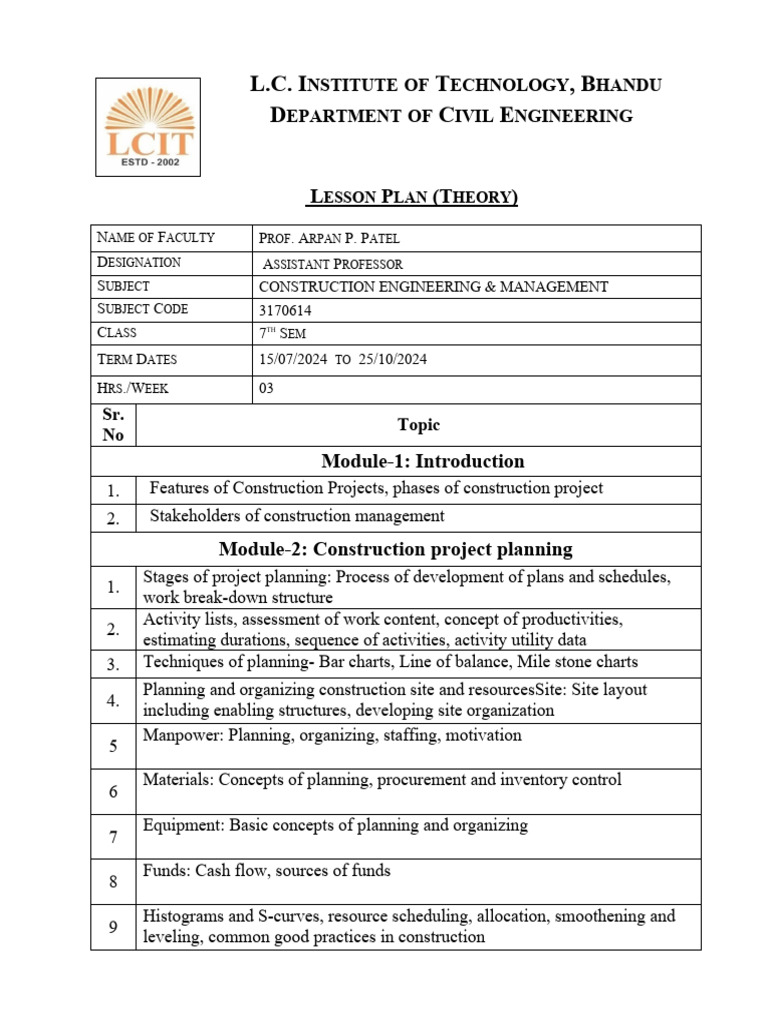 cem-lesson-plan-app-pdf-project-management-occupational-safety