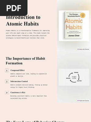 Introduction to Atomic Habits
