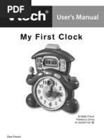 Download VTech My First Clock User Manual by haiyentanguyen SN75329434 doc pdf