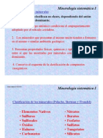 Clasificacion de Los Minerales