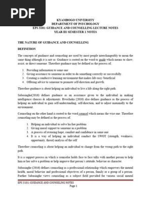 EPS 3101_ Guidance and counseling notes 2022