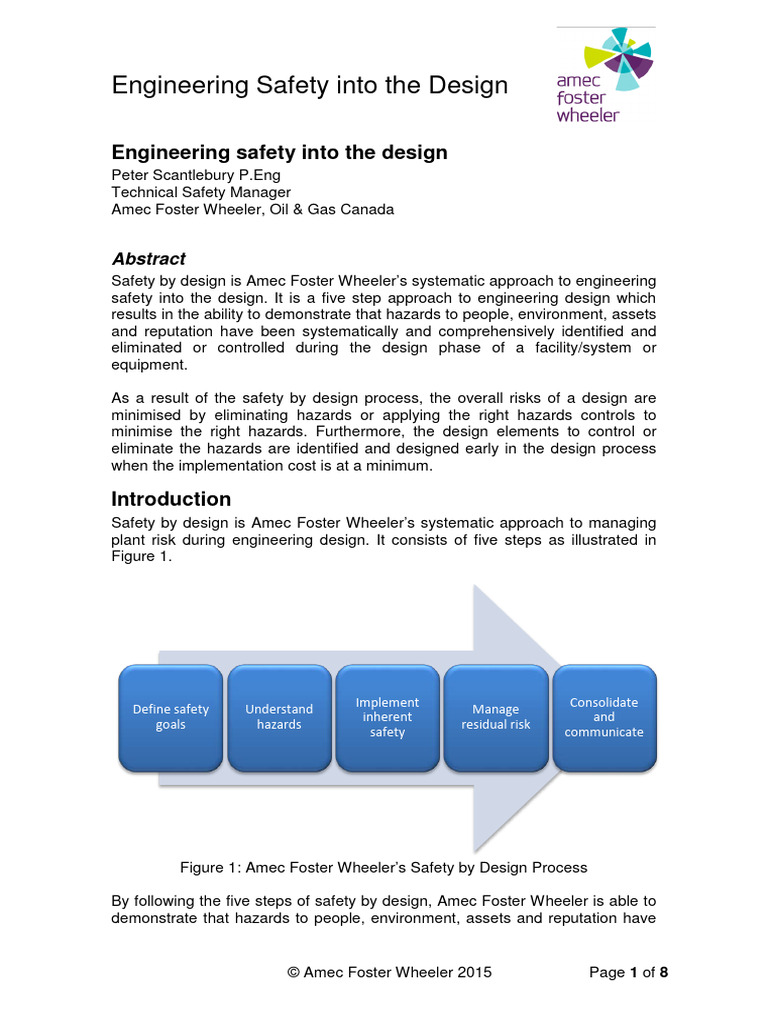 Safety by Design in Engineering Processes | PDF | Risk | Sterilization ...