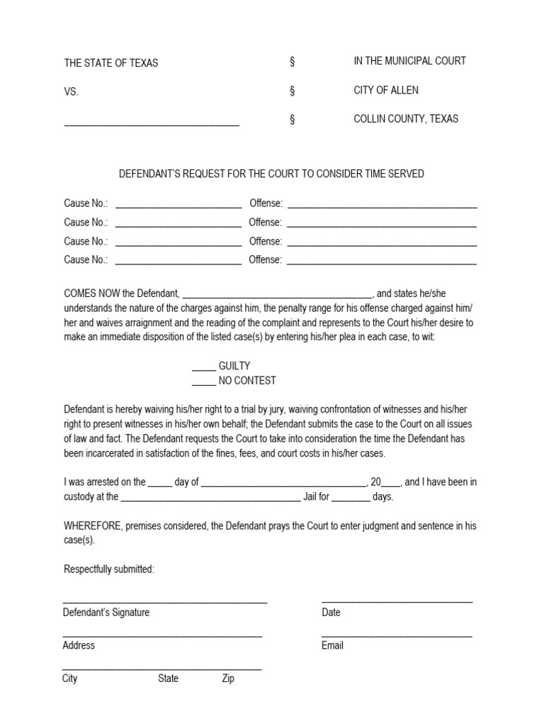 Motion for Time Served revised 202204131625483828 PDF