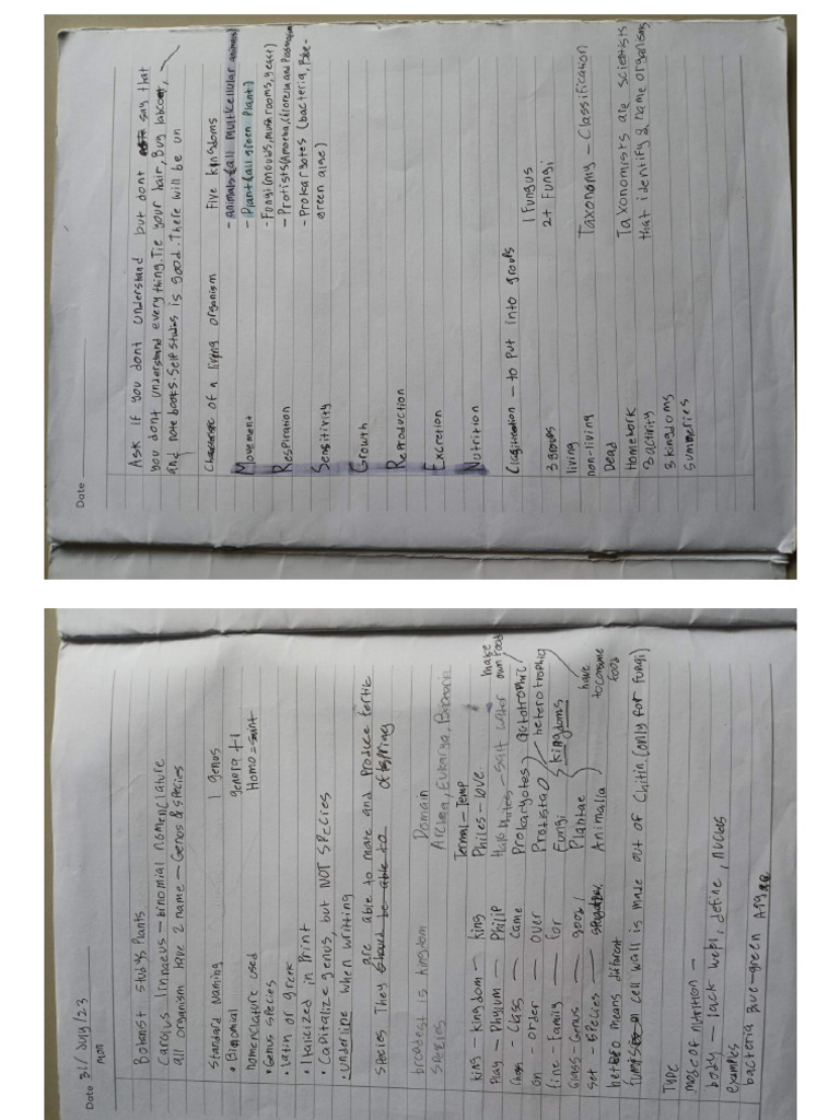 G9 Note Book 1 | PDF
