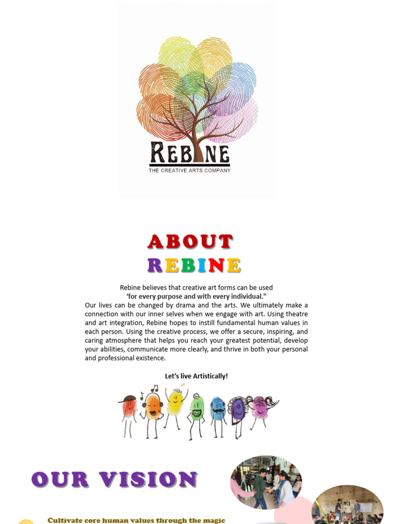 Rebine: Empowering Through Creative Arts | PDF | Creativity | Experience