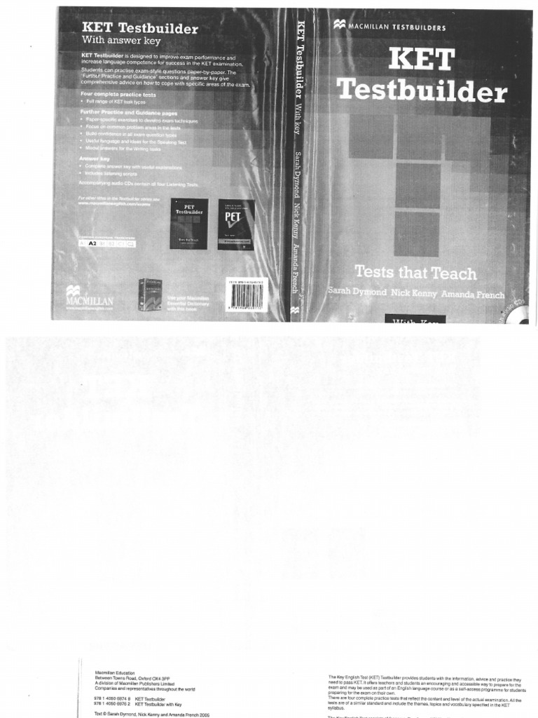 Ket Testbuilder Practice Pdf