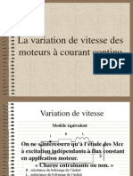 Variation de Vitesse