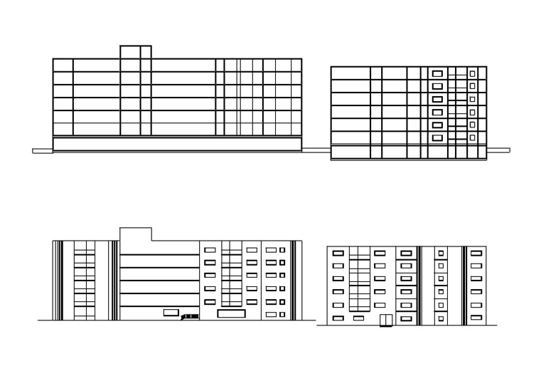 Snapshot of Penthouse Apartment Drawn Elevation