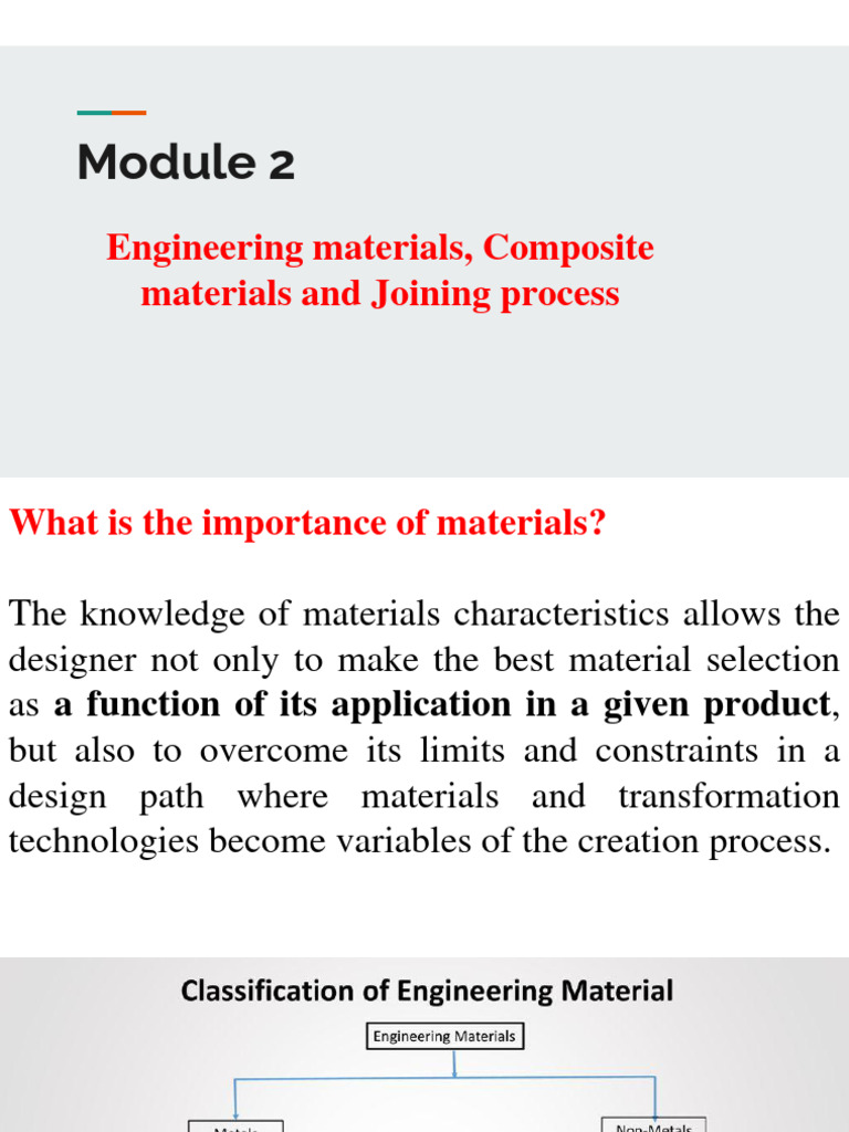 Engineering Materials Overview | PDF | Steel | Piezoelectricity