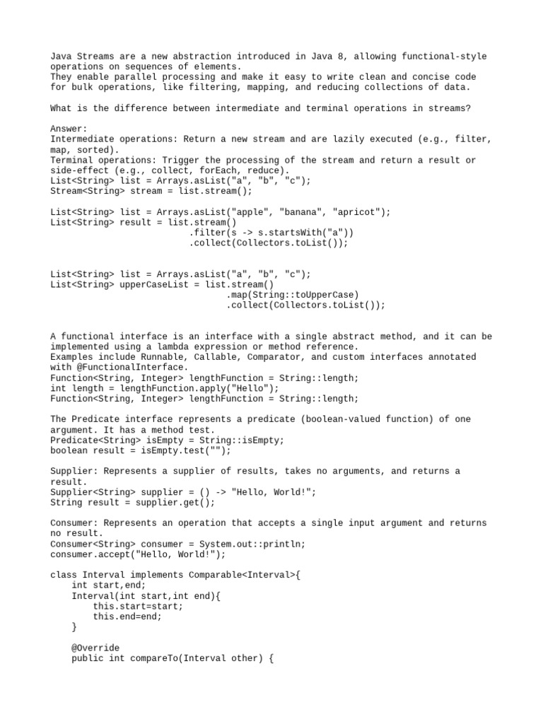 Java Points | PDF | Method (Computer Programming) | Anonymous Function