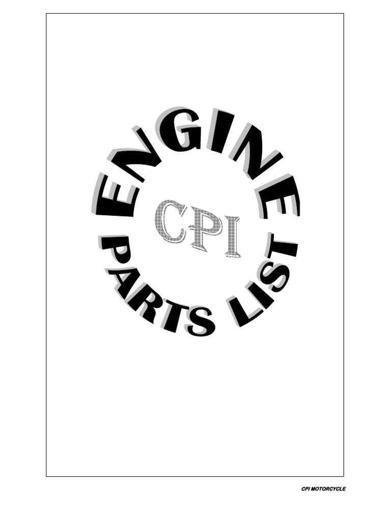 CPI GTR50 Engine | PDF | Clutch | Carburetor