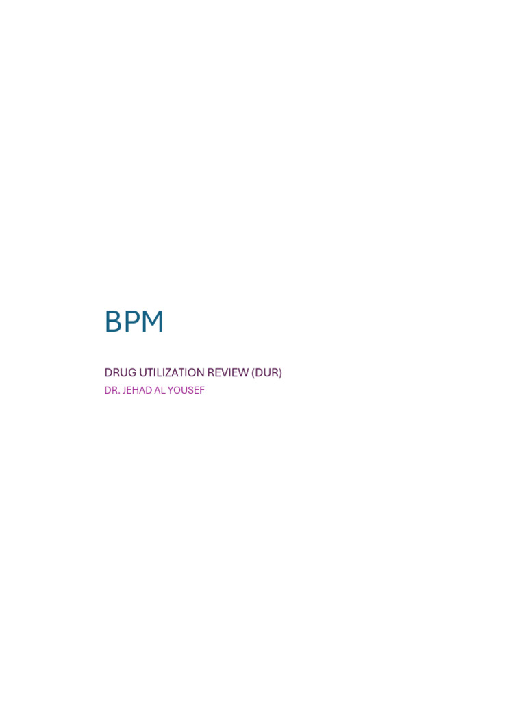 Drug Utilization Review Guidelines | PDF | Medical Prescription ...