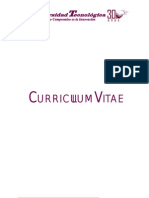 Formato Curriculum Vitae