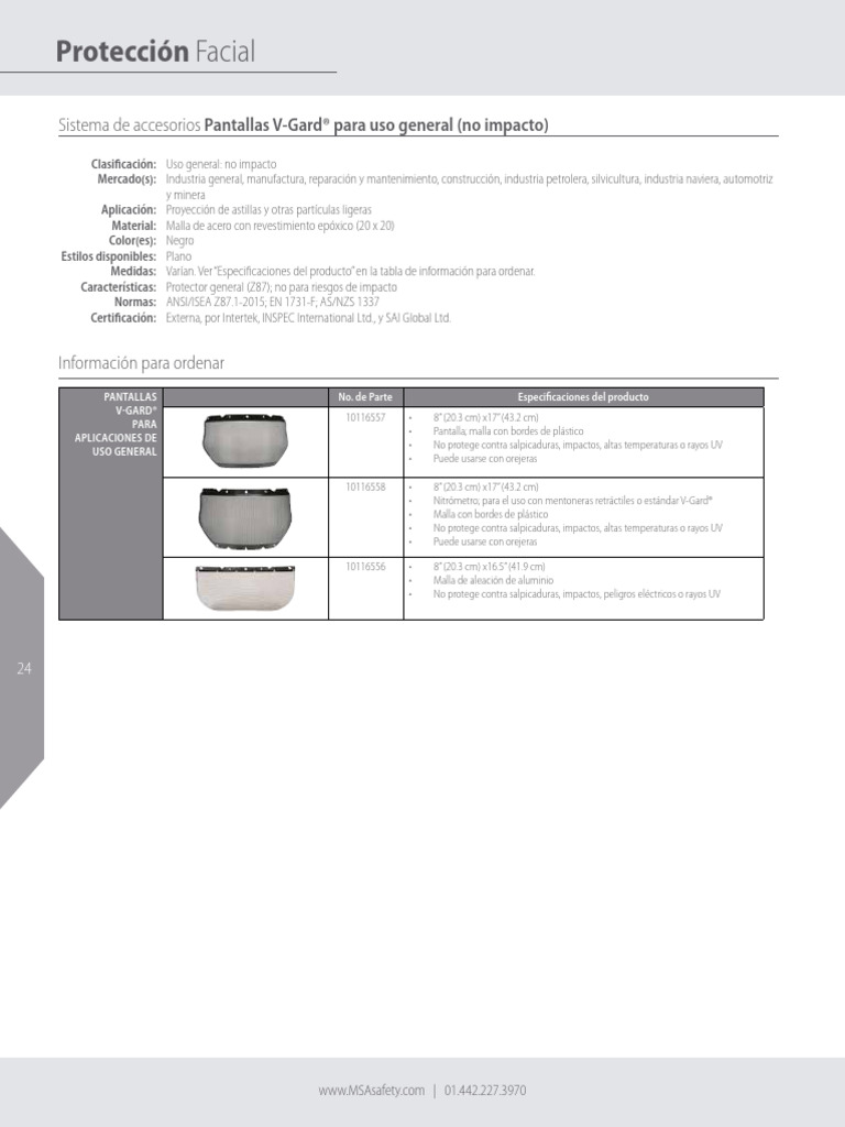 Norma ansi z87 1 visor malla pdf sector secundario de la econom a