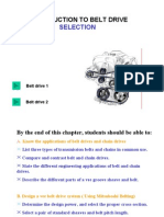 Introduction To Belt Drive: Selection