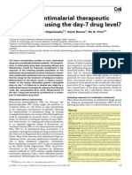 Simplified Antimalarial Therapeutic Monitoring: Using The Day-7 Drug Level?