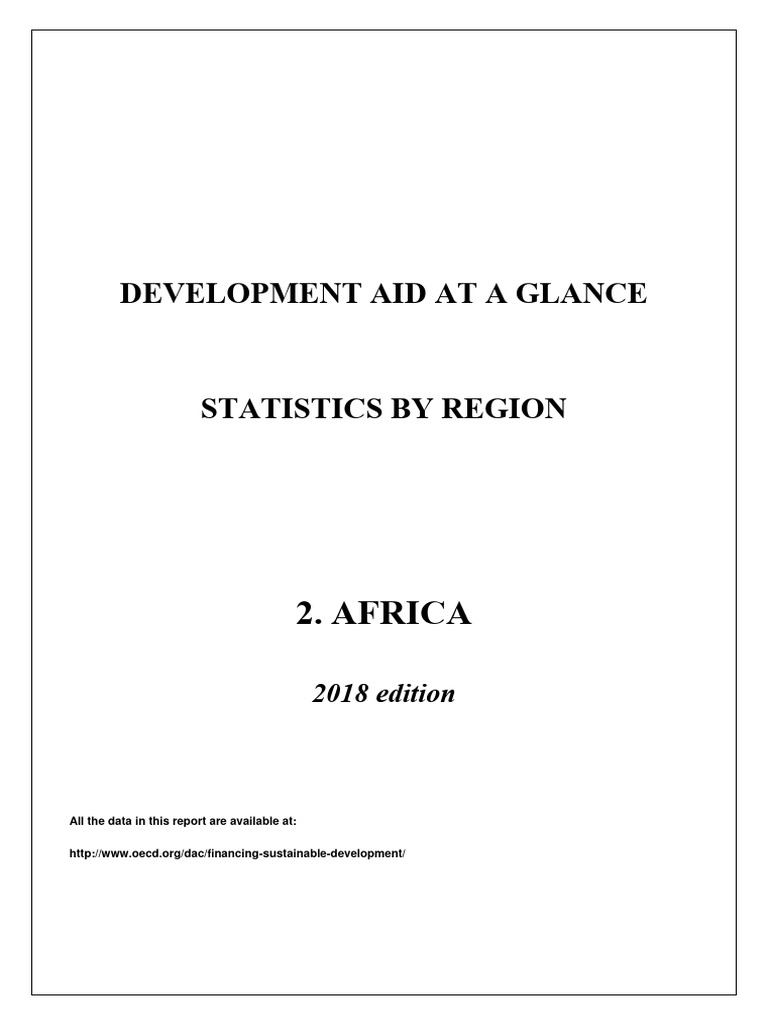 ODA to Africa: 2018 Statistics Overview | PDF | Official Development ...
