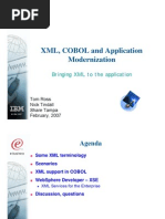 XML, COBOL and Application