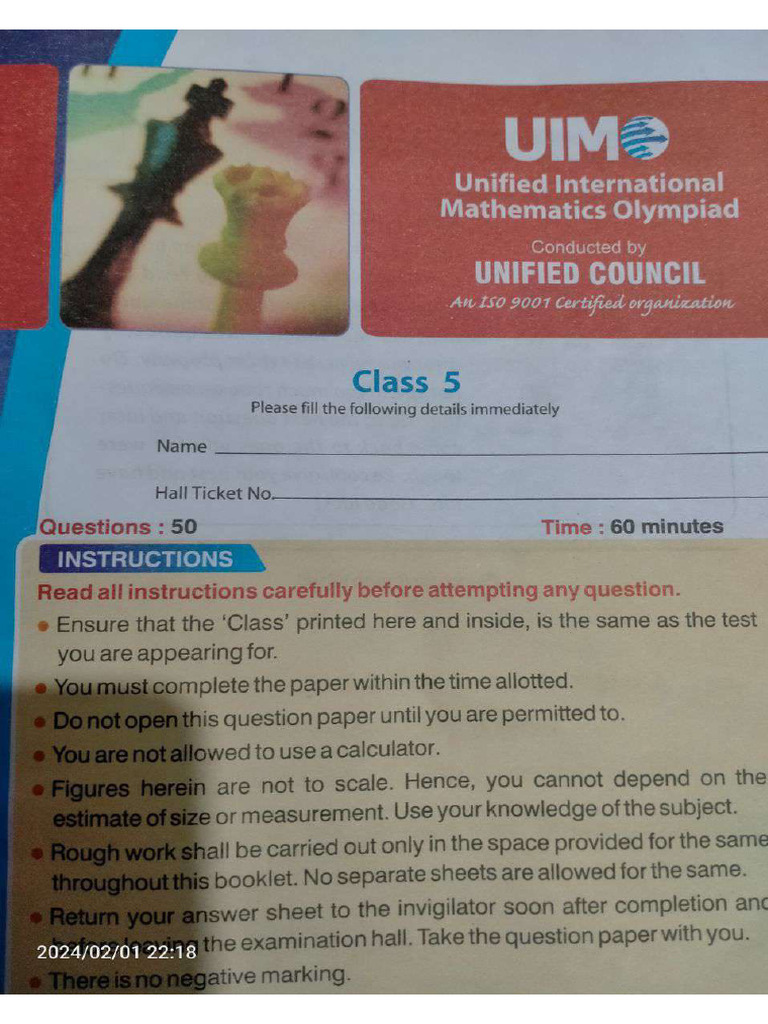 Uimo Class 5 01 Feb 24 | PDF