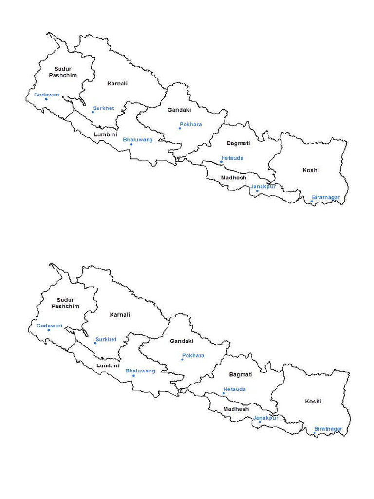 Nepal Map | PDF