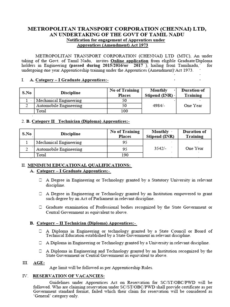 MTC PDF | PDF | Apprenticeship