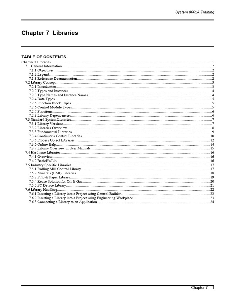 System 800xA Library Training Guide | PDF | Library (Computing) | Data Type
