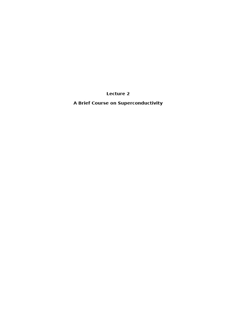 Understanding Superconductivity Basics | PDF | Superconductivity ...
