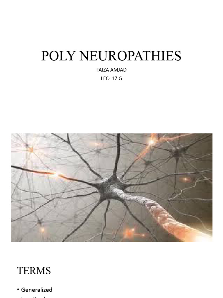 Poly Neuropathies | PDF | Peripheral Neuropathy | Nerve