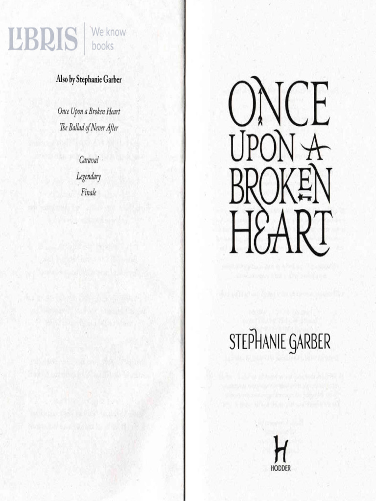 Once upon a broken heart once upon a broken heart 1 stephanie garber