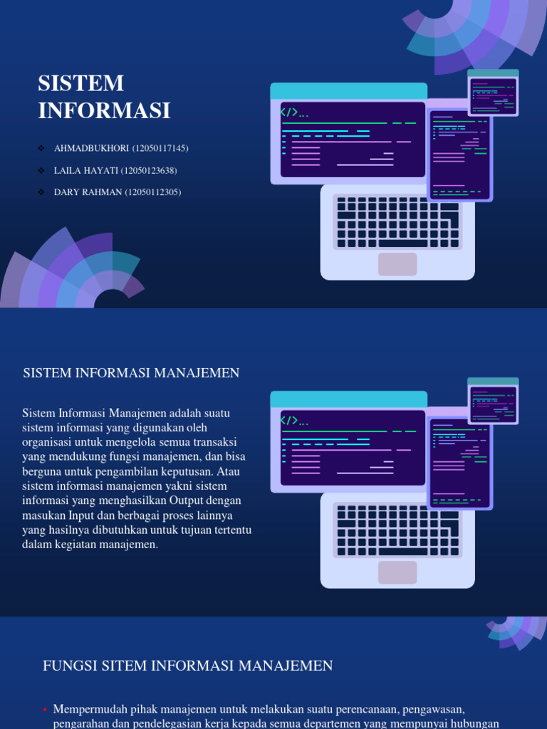 Fungsi dan Contoh Sistem Informasi Manajemen | PDF | Karier ...