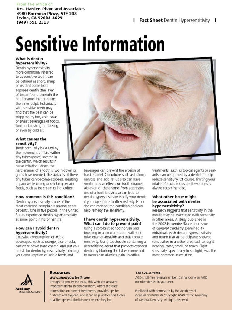 Dentin Hypersensitivity HDC | Download Free PDF | Tooth Enamel | Mouth