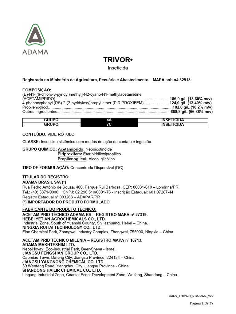 F370579172 BULA TRIVOR 01092023 v00 | PDF | Plantas | Voo